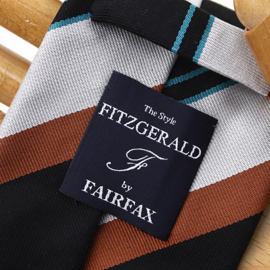 新品未使用 FAIRFAX最上級レーベル イタリアンミックス オレンジ系ネクタイ FAIRFAX ネクタイ ビジネス ブランド フェアファクス クラシック