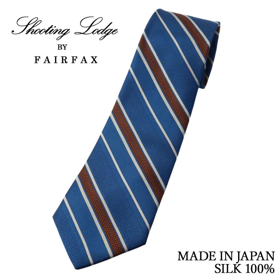 FAIRFAX（フェアファクス） ネクタイ ビジネス ブランド ストライプ