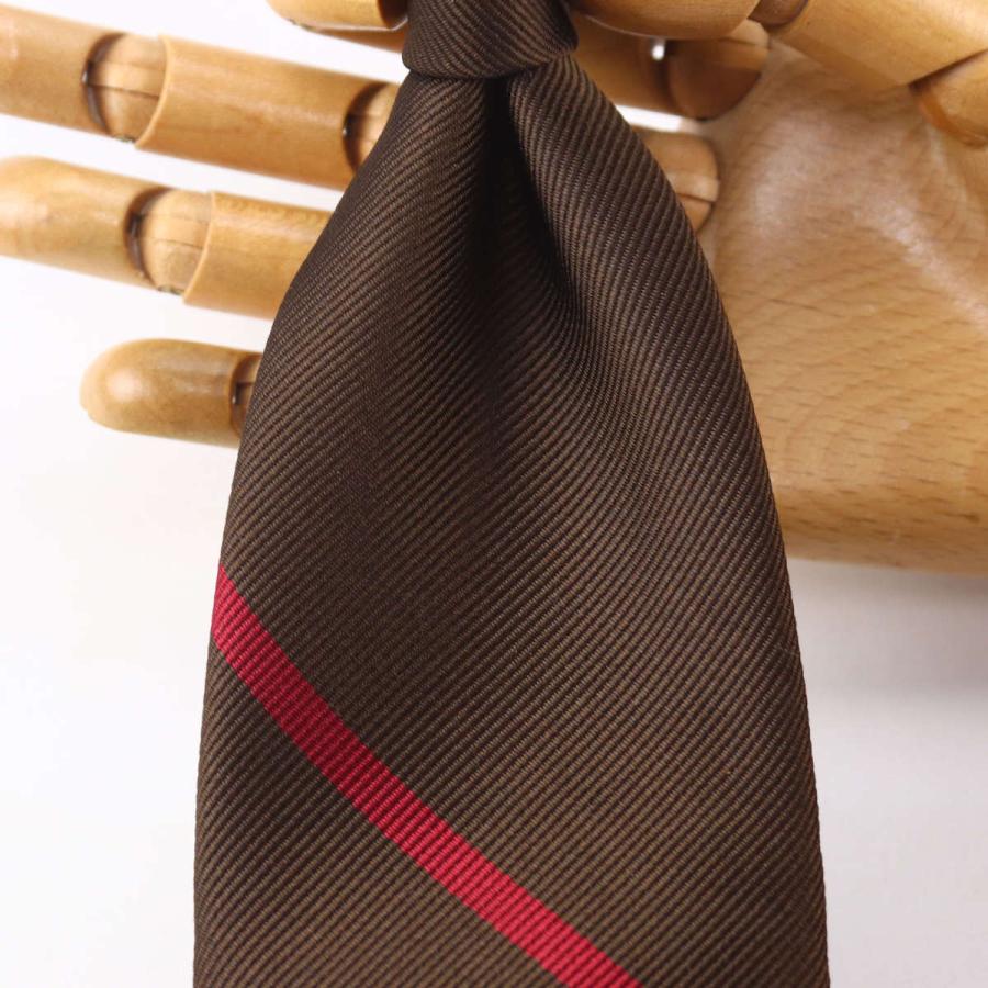 FAIRFAX（フェアファクス） ネクタイ プレーンストライプ レップ織
