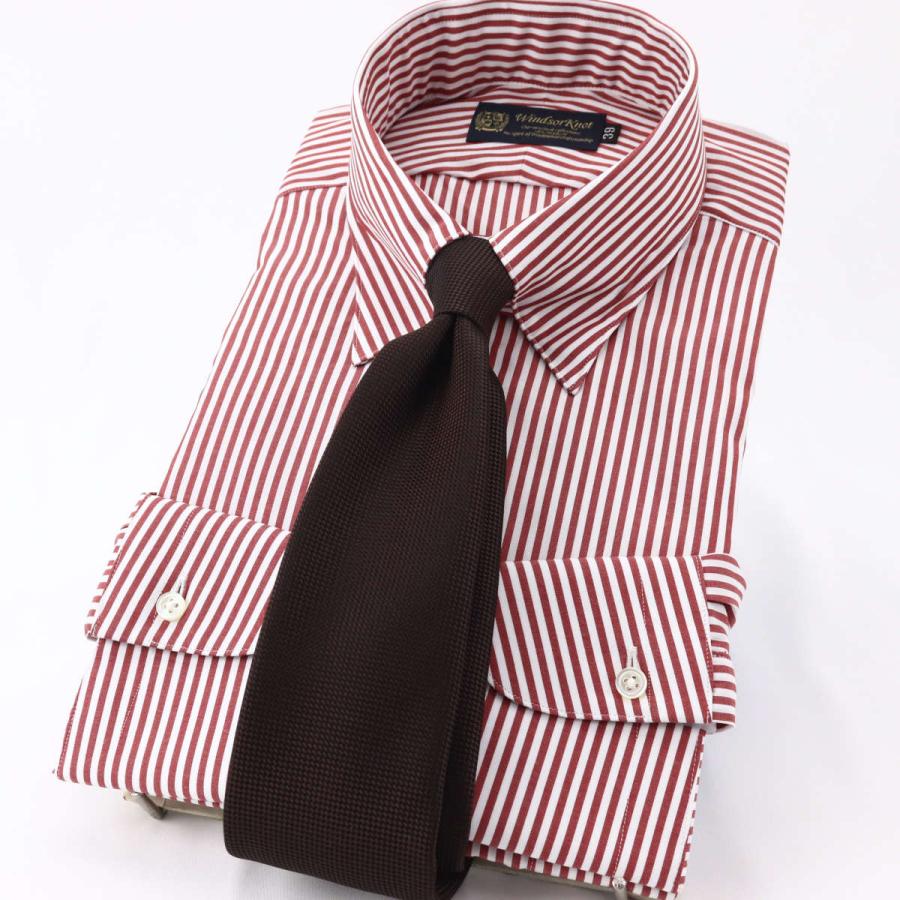 ワイシャツ ウィンザーノット WindsorKnot タブカラー ワイン 赤 ワイシャツ ウィンザーノット WindsorKnot タブカラー ワイン 赤