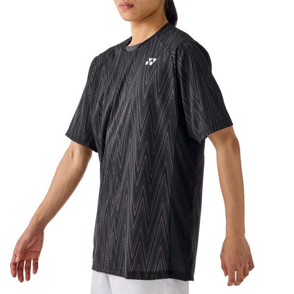 ヨネックス YO-10671-007-O ユニセックス ゲームシャツ（ブラック・サイズ：O）YONEX[YO10671007O] 返品種別A YONEX（ヨネックス） ユニゲームシャツ 10671-007 YONEX MS メンズ