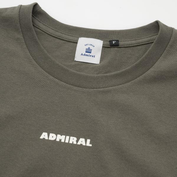 Admiral（アドミラル） スリット入ビックTシャツ ANLA601-65 Admiral