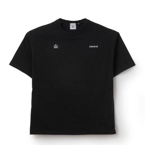 Admiral ブラック Tシャツ Mサイズ ATMA403 アシンメトリー