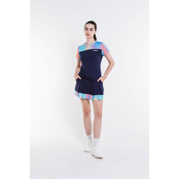 Admiral レディース　スコート　L Admiral（アドミラル） グラフィックヘムタックプリーツスコート