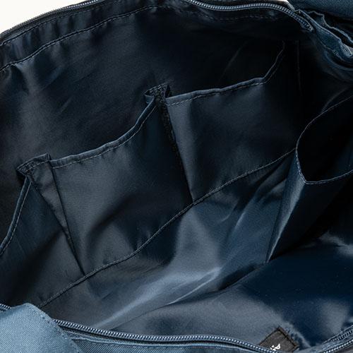 Admiral ネイビー　トートバッグ アドミラル(Admiral) バッグ ]タックデザインビッグトートバッグ