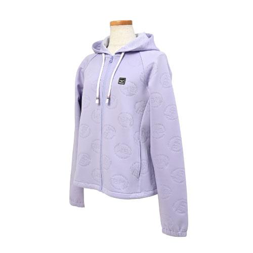 バルデマッチ エンボスフーディジャケット BDM-E1214-100 Balle de match Tennis LWJ レディース 25SS【メーカー取寄せ商品】_1