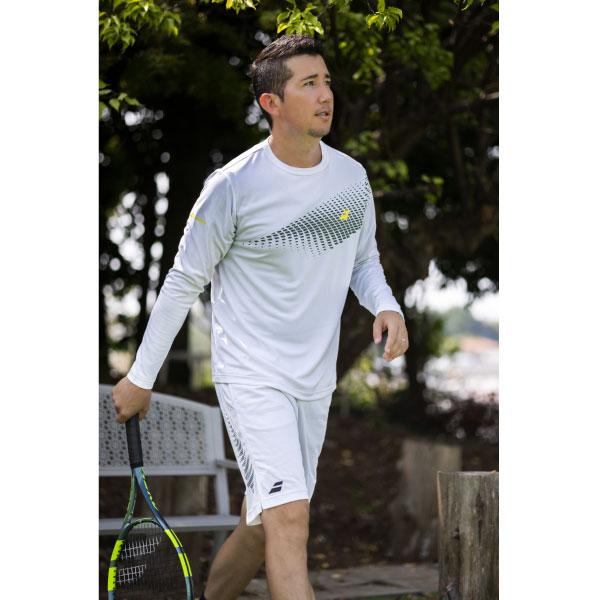 Babolat（バボラ） PLAY LONG SLEEVE SHIRT BUP6503-WH00 Babolat MS