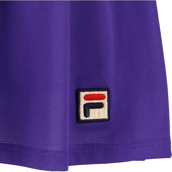 FILAフィラ＊オーガンジーシアートップスとプリーツキュロットパンツ上下セットS FILA（フィラ） キュロットパンツ CZ6SGW063-PPL FILA LSP レディース