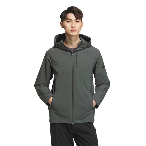 オープンエース フード付きジャケット グレー セール】フード付き無地パファージャケット / アディダスオリジナルス