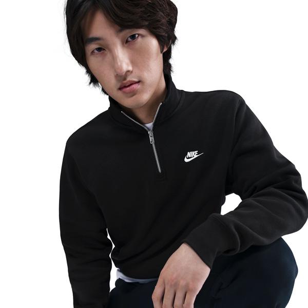 NIKE（ナイキ） 【SALE】ナイキ クラブ BB ハーフジップ L/S トップ