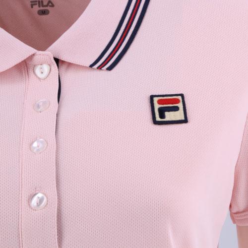 FILA ピンク チェック柄 ポロシャツ LL FILA（フィラ） 【ネット