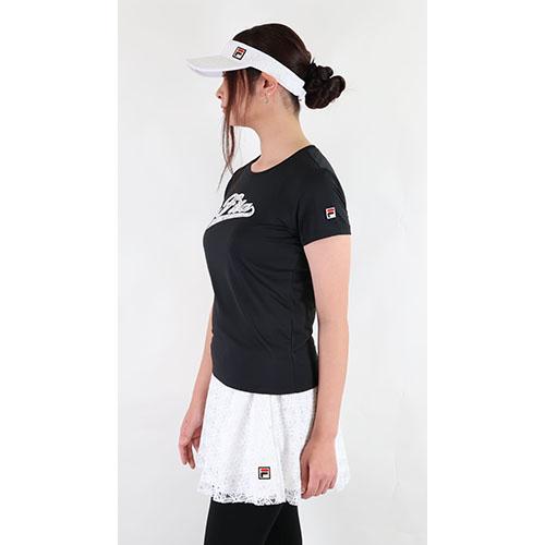 Fila ストライプス　シャツスコート　セットアップ FILA フィラ テニス ウェア シャツ スコート 上下セットアップ