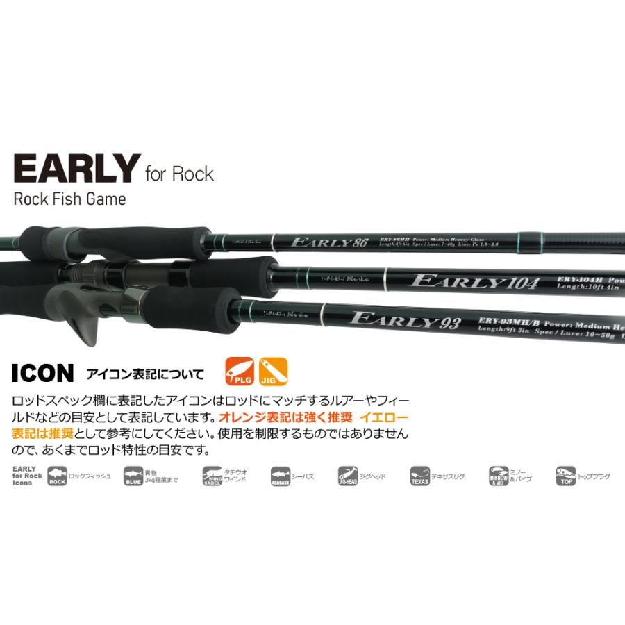 EARLY ヤマガブランクス アーリー 86MH フォーロック : ウインズヤフー