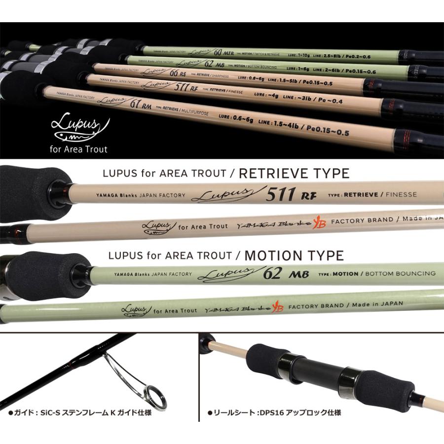 YAMAGA Blanks ヤマガブランクス ルーパスLupus 60MTR-TYPE MOTION