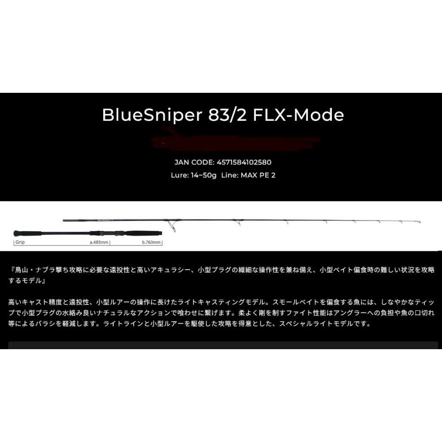 YAMAGA Blanks ヤマガブランクス 25ブルースナイパーBlueSniper 82/2