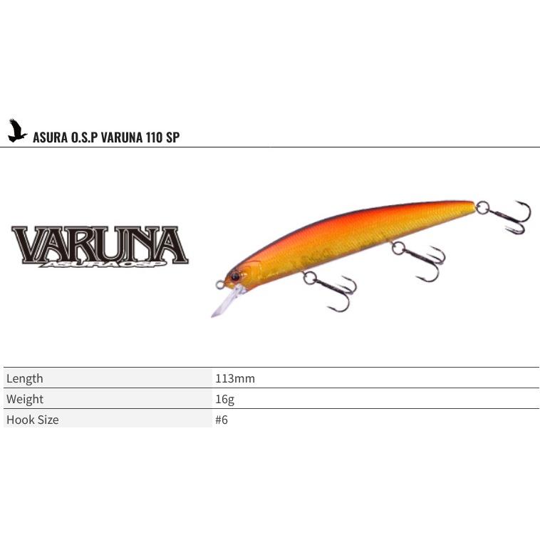 O.S.P VARUNA 110SP 2個セット　ヴァルナ O.S.P ヴァルナVARUNA 110SP RP-39 リアルアユVer.2 : ウインズヤフー