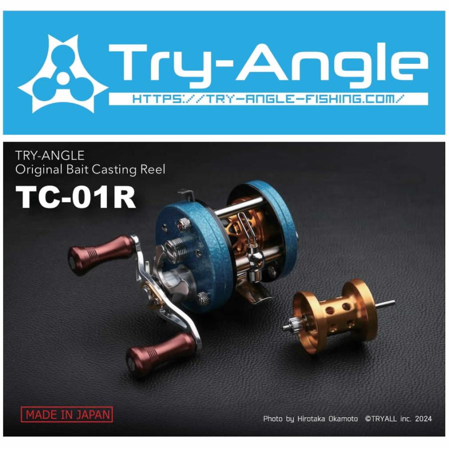 TRY-ANGLE】TC-01R オリジナルベイトキャスティングリール /*