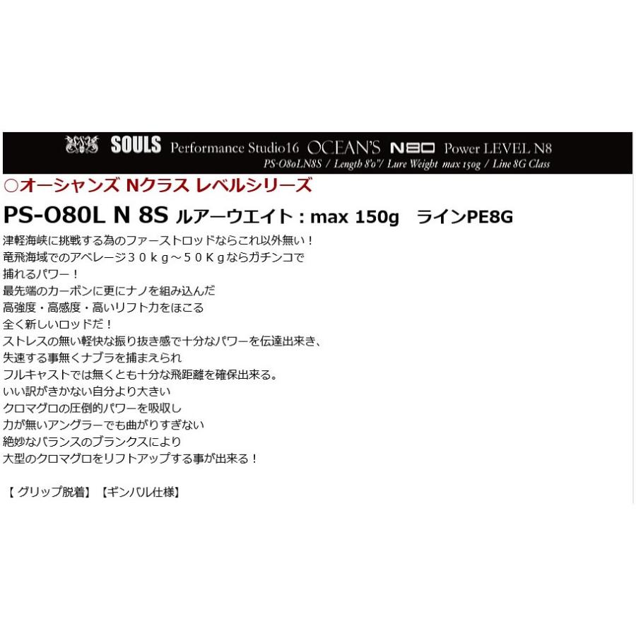 ソウルズ　レベル8 N8 SOULS ソウルズ PS-O80L N 8S オーシャンズ Nクラス レベル