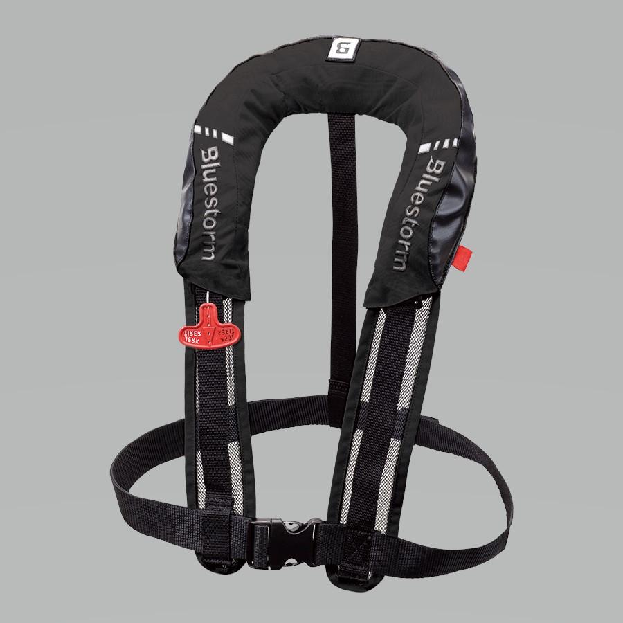 ブルーストーム BSJ-8320RSIIモーゲット 膨脹式ライフジャケット(水