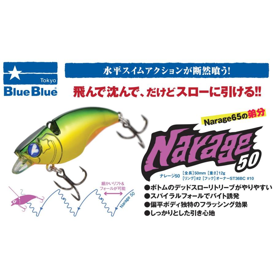 BLUE BLUE（ブルーブルー） ナレージNarage 50 1091カラー : ウインズ