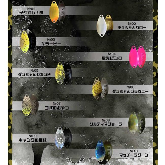 ディープパラドックス　キッドダディ1.2g 10枚セット① ディープパラドクス KID DADDY（キッドダディ）1.2g : フィッシング