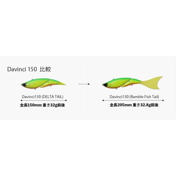 ELEMENTSエレメンツ ダヴィンチ150 RumbleFishTailランブルフィッシュ テール 150用 | ELEMENTS（釣り） | 01