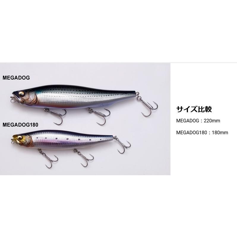 Megabass メガバスMegabass メガドッグMEGADOG 180 : ウインズ