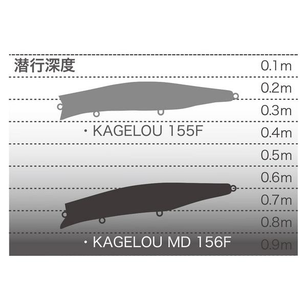 Megabass（メガバス） カゲロウKAGELOU MD 156F : ウインズヤフー店