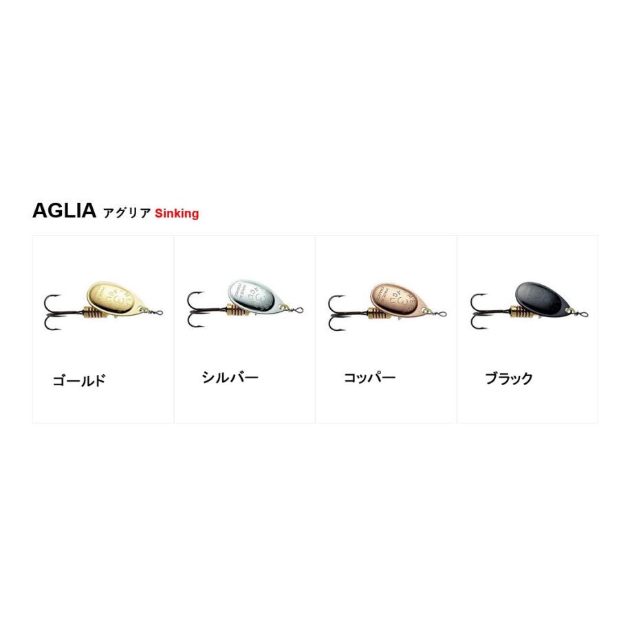 MEPPS AGLIA オールドルアー　オールドスピナー　メップス　アグリア Mepps（メップス） アグリア（無地） ＃0 2.5g : ウインズヤフー店