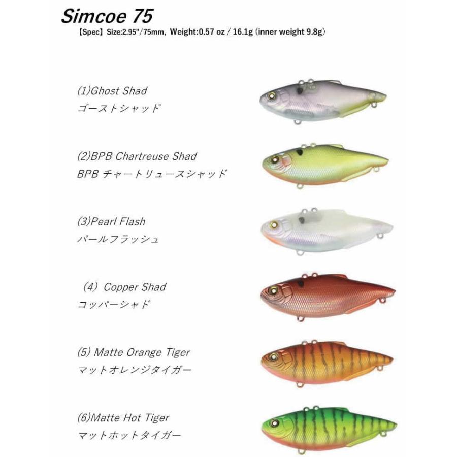 ニシネルアーワークス シムコーSimcoe75 リップレスクランク