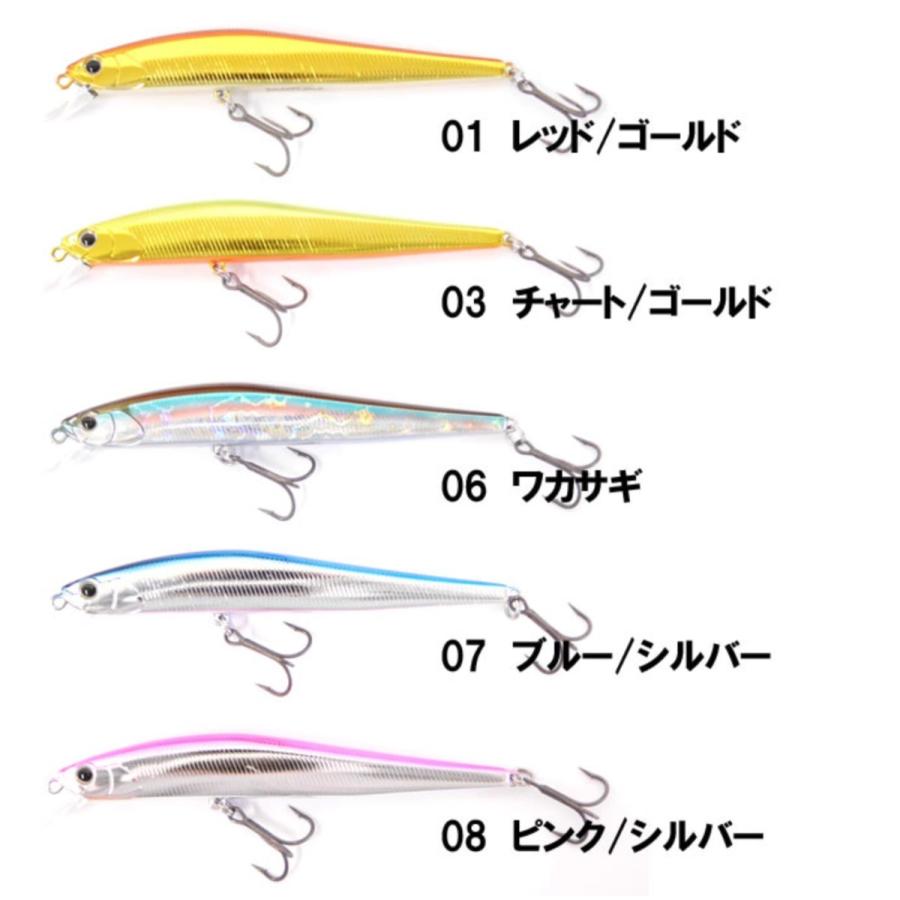 ウォーターランド　ジャークソニック　130S　5個 WaterLand ウォーターランド ジャークソニック130S シンキング