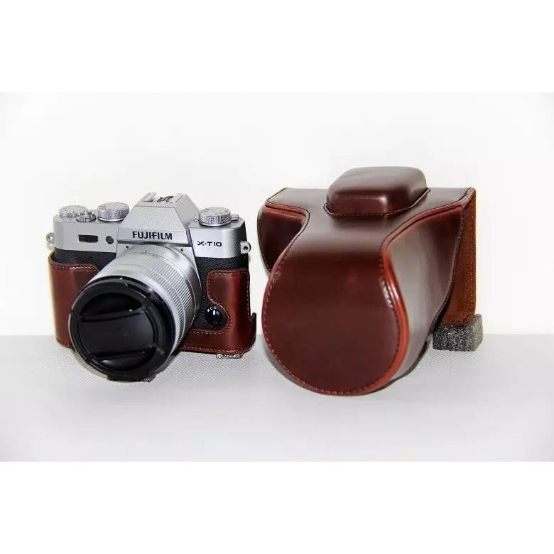 FUJIFILM X-T30 ケース X-T30 カメラケース XT30 カメラバック バック 富士フイルム カメラ カバー 三脚用ネジ穴装備 ストラップ レンズ 16-50mm対応  送料無料｜windyshop｜04