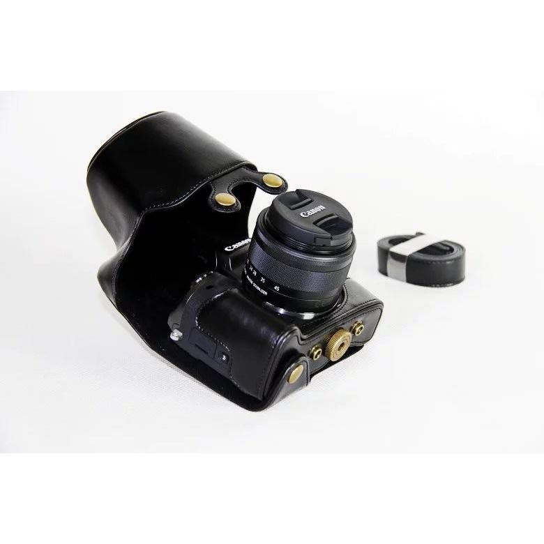 Canon EOS フィルム一眼レフカメラ 望遠レンズ・ケース・説明書付き CANON EOS M5 ケース EOSM5 カメラケース カバー カメラーカバー