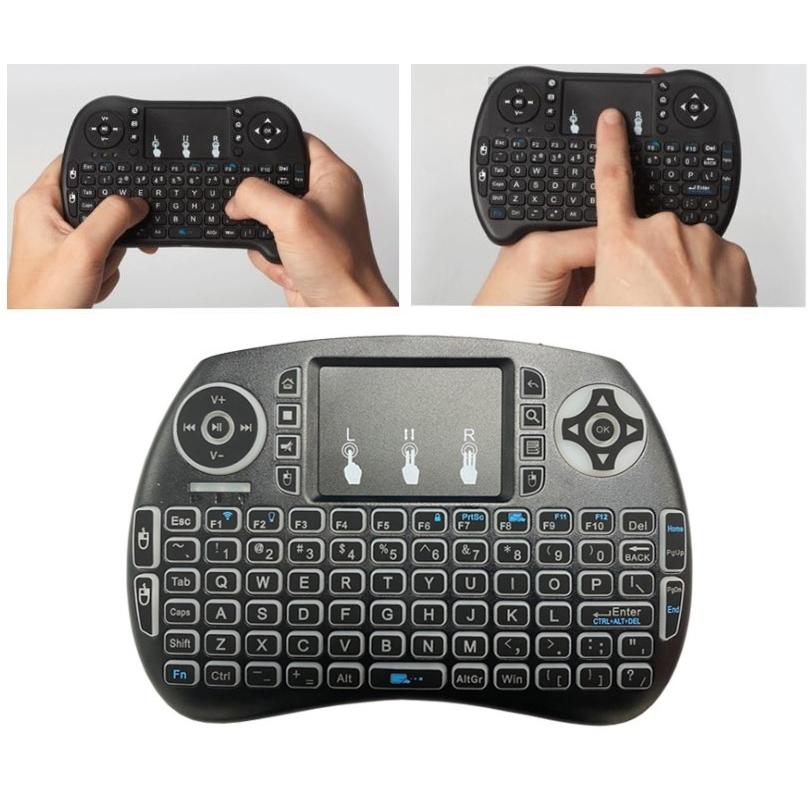 ワイヤレス キーボード タッチパッド付き マウスバックライト付き