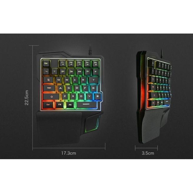 左手用 ゲーミングキーボード 35キー 片手 左手デバイス ゲーミング