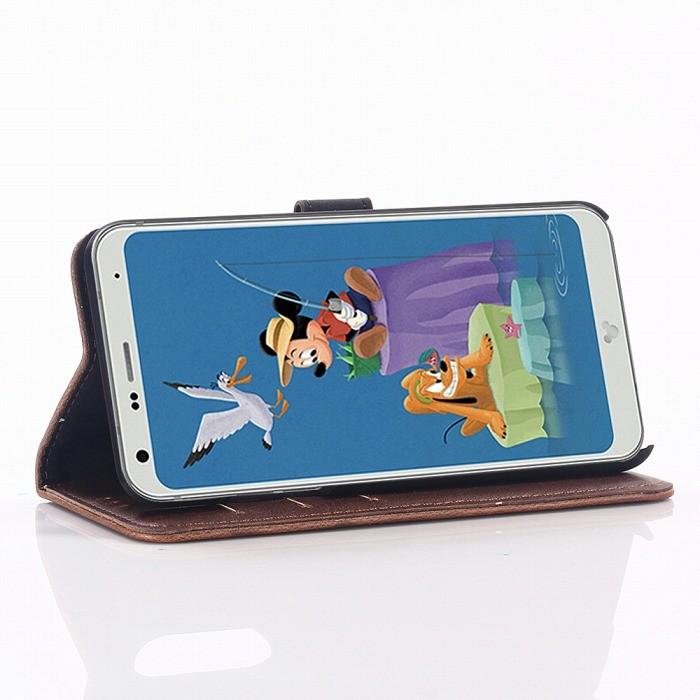 Disney Mobile on docomo DM-01K ケース LG DM01K カバー DM01 手帳 DM-01K ディズニーLG