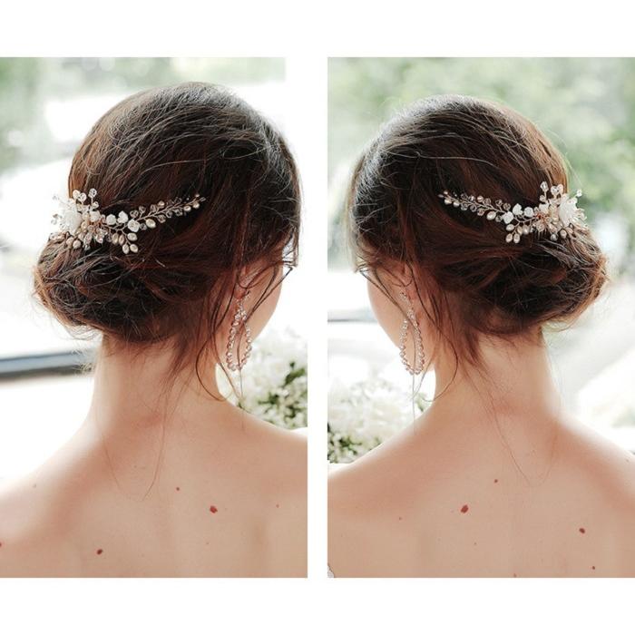 flua ヘッドドレス かんざし 3点セット - ヘアアクセサリー