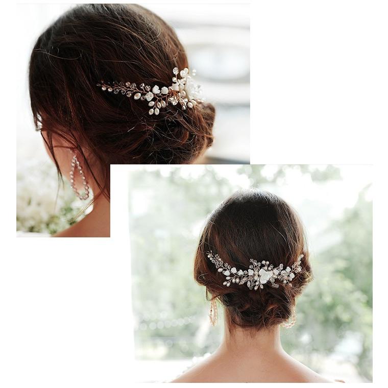 ヘッドドレス ウェデイング ヘアアクセサリー 送料無料 パール 子供