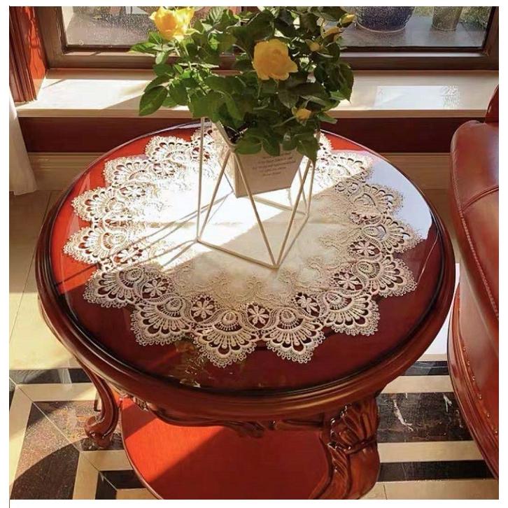 最大94 オフ テーブルクロス レース 円形 直径約1cm 送料無料 おしゃれ かわいい テーブルマット ラウンドクロス 食卓 マット 花 敷物 雑貨 水洗い可 北欧 ベージュ Mirima Fr