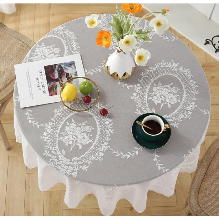 テーブルクロス レース 円形 直径約100cm 送料無料 おしゃれ かわいい