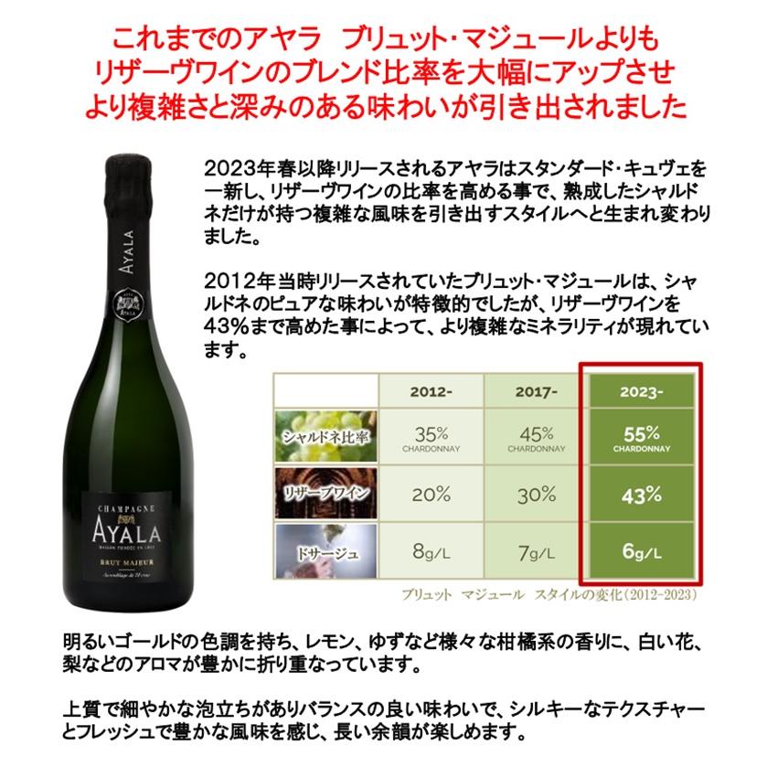 【送料無料】AYALAシャンパーニュ♪ アヤラ ブリュット・マジュール 【ギフトボックス