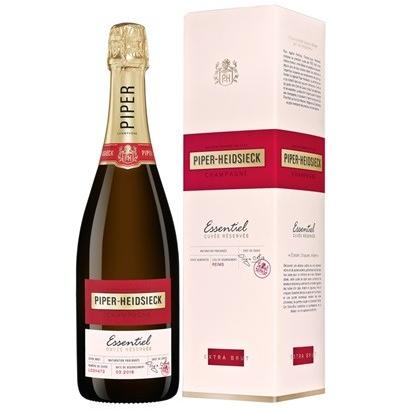 (シャンパン) 新ラベル パイパー エドシック エッセンシエル キュヴェ エクストラ ブリュット ギフトボックス入り 750ml (スパークリングワイン 正規品) | 