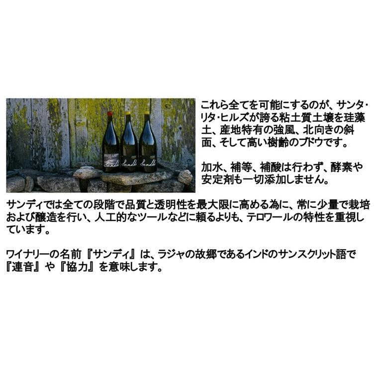 (ドメーヌ ド ラ コート(DDLC)の自社畑100%で造られたワイン 極少生産 白ワイン) サンディ ロマンス シャルドネ サンタ リタ ヒルズ 2021年 ポイント利用 爆買 |  | 05