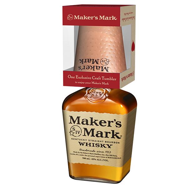 Maker's Mark オリジナルタンブラー付き ウイスキー whisky 送料 Maker's Mark オリジナルタンブラー付き ウイスキー whisky 送料