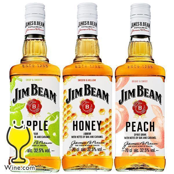 ジムビーム 3種飲み比べセット ウイスキー バーボンリキュール 優良
