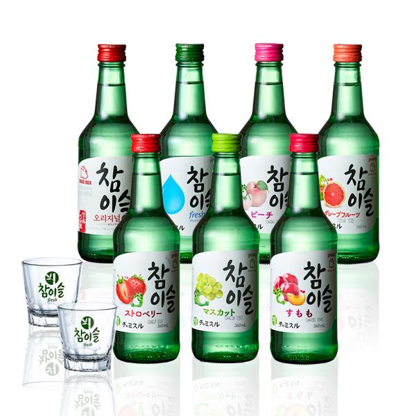 JINRO（眞露） ジンロ チャミスル 飲み比べ 韓国焼酎 リキュール 送料