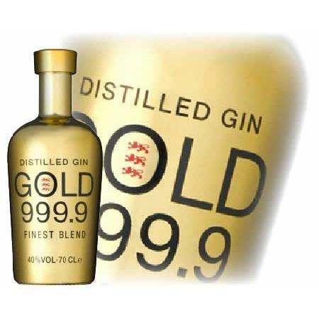 洋酒 ジン gin ゴールド 999.9 40度 700ML : ワイン.comビール