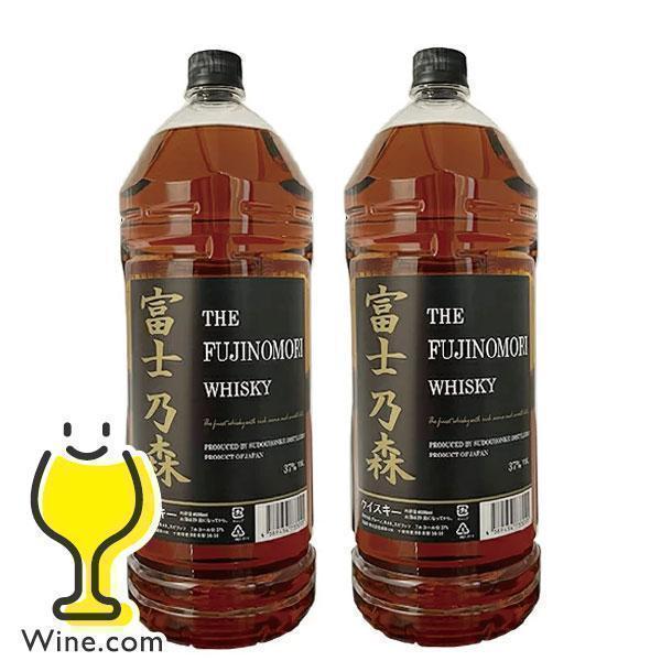 ウイスキー 4L ペットボトル 富士乃森 2本 国産ウイスキー whisky 大容量 優良配送 送料無料 富士乃森 4000ml×2本(002) 富士の森 TSALE