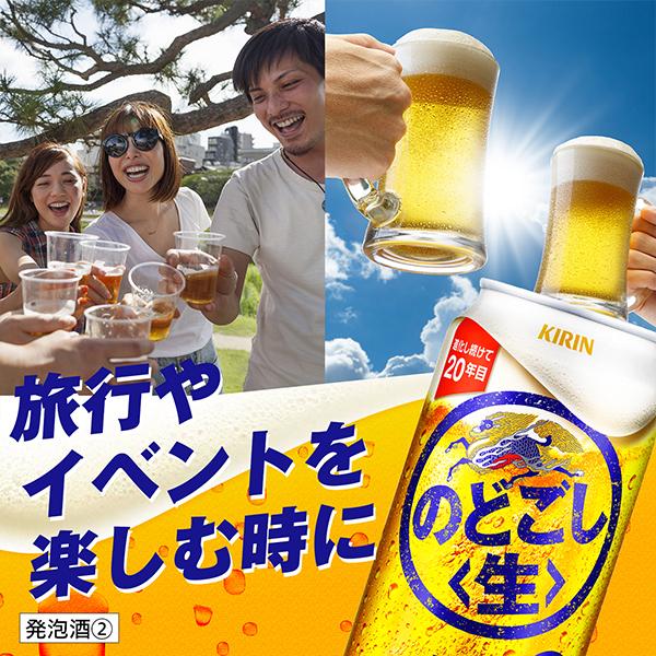 ビール のどごし 350ml 48本 beer 発泡酒 第3のビール 送料無料 キリン のどごし 生 350ml×2ケース/48本(048)『IAS』 TSALE_11