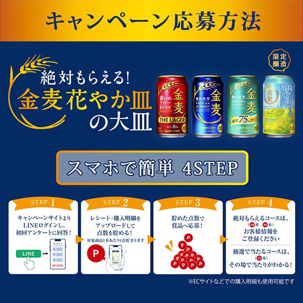 金麦 4月12日出荷 ビール beer 糖質75%OFF 350ml 24本 発泡酒 第3の 